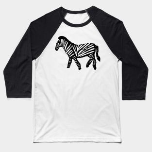 Zebrastreifen Baseball T-Shirt